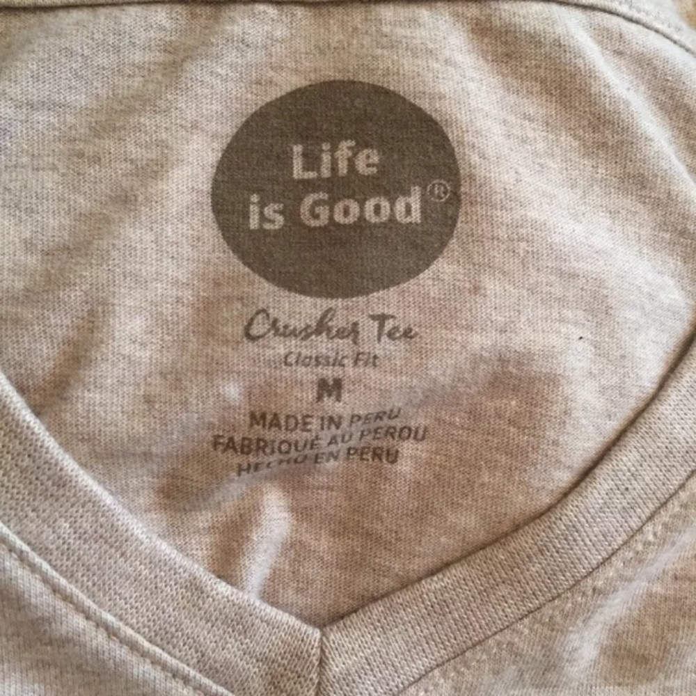 Life is Good Crusher Tee Pond Hockey Medium M - Picture 6 of 6